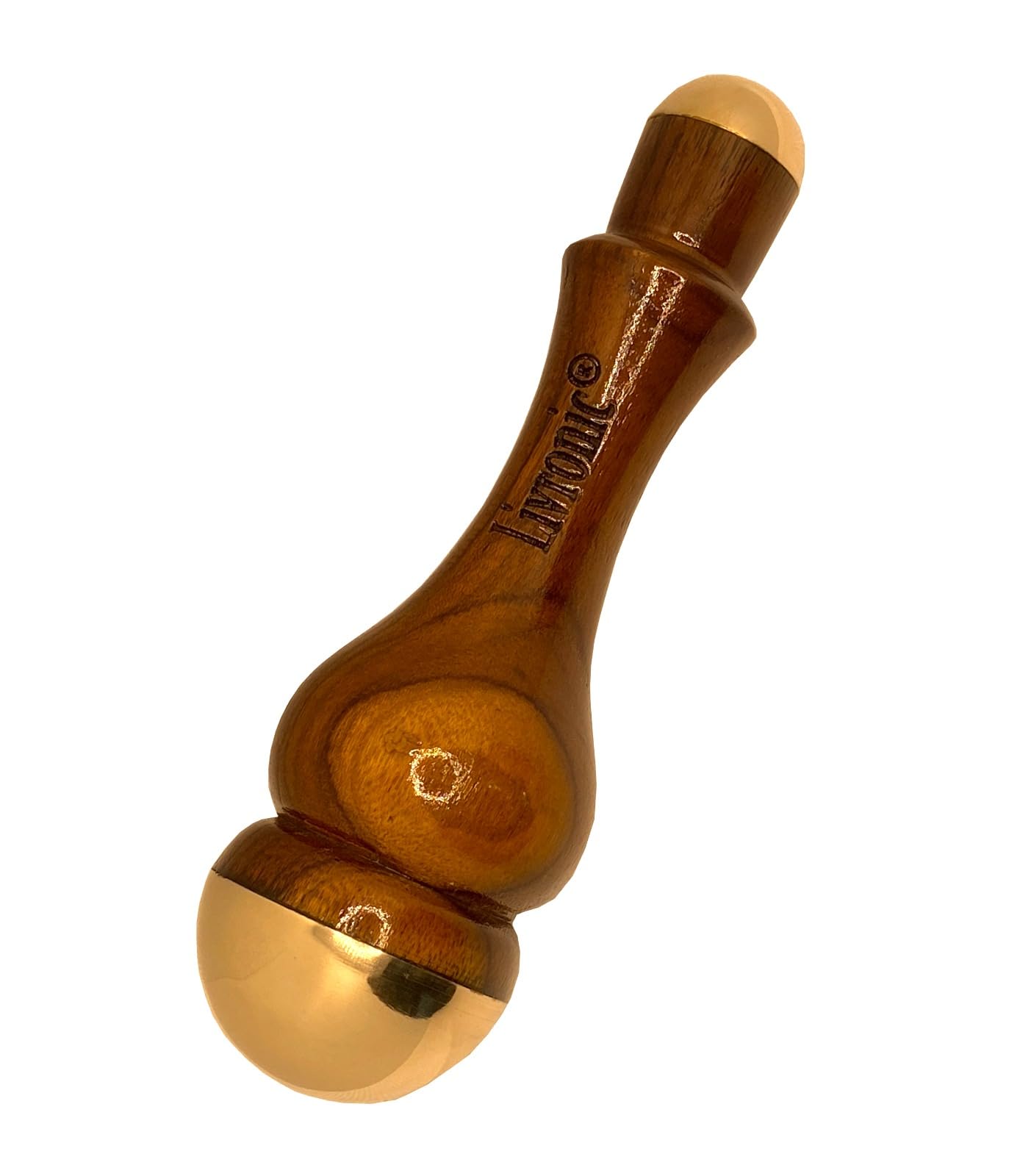 Livronic® Face Accupoint Kansa wand Facial massager tool for Detox, face, foot, With Teak Wood Handle For Restoring Luster through Detoxification(Pack of 1) (B09DBK149B) Amazon Price History, Amazon Price Tracker