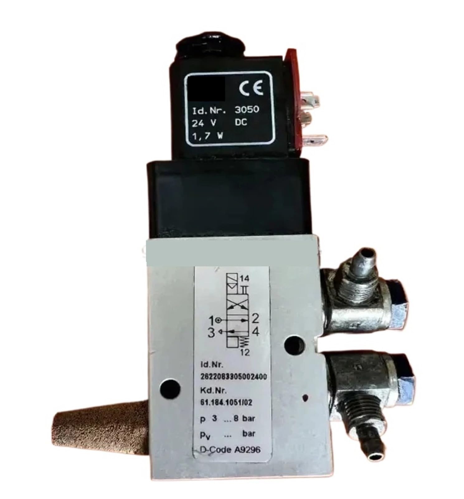 Électrovanne à tête de 6 mm 61.184.1051 électromécanique de précision