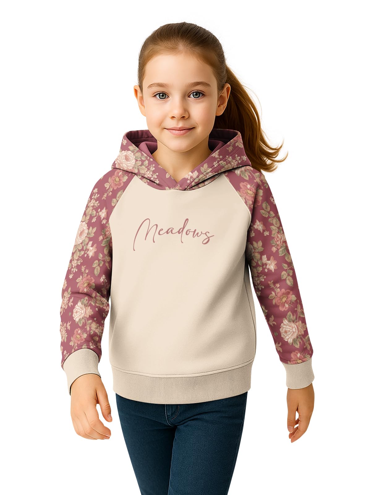 HELLCAT Trendy Cotton Blend Hoodie Sweatshirt for Girls - Pack of 1