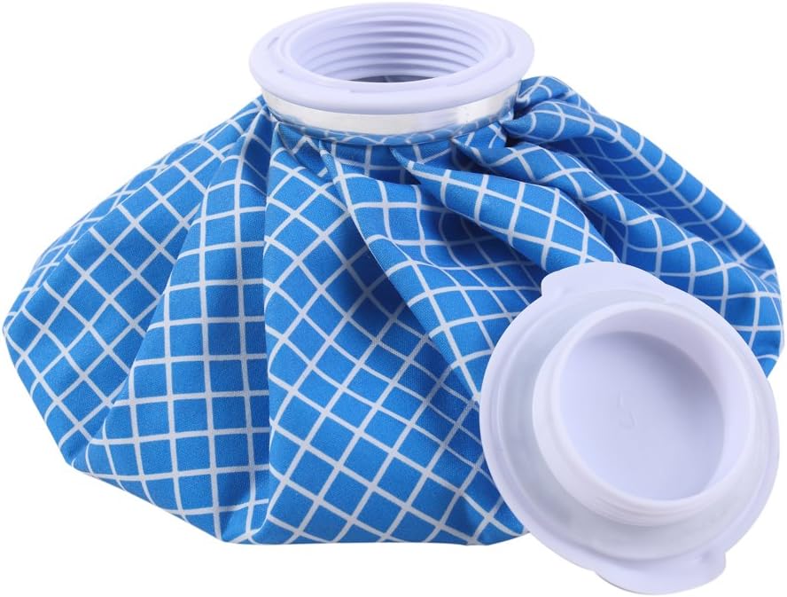 Koo-Care Ice Bag Hot & Cold Reusable Ice Pack, 3 Pack[11", 9", 6"] (Blue/White Checkered)