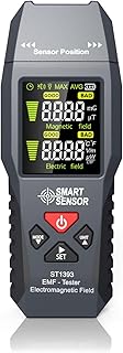 EMF Meter, Handheld LCD EMF Tester, Digital Electromagnetic Field Radiation Detector for Home, Office, Car, Electric Vehicle, Outdoor, Pregnancy Protection