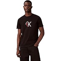 Calvin Klein SS 30S WHSL CKJ 2TONE CK Graphic LV14RE829G Maglietta Grafica da Uomo