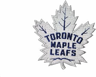 TORONTO White New Logo Embroidered Iron - On PATCH CREST BADGE .. Size : 3.2" x 3.5" Inch .. New