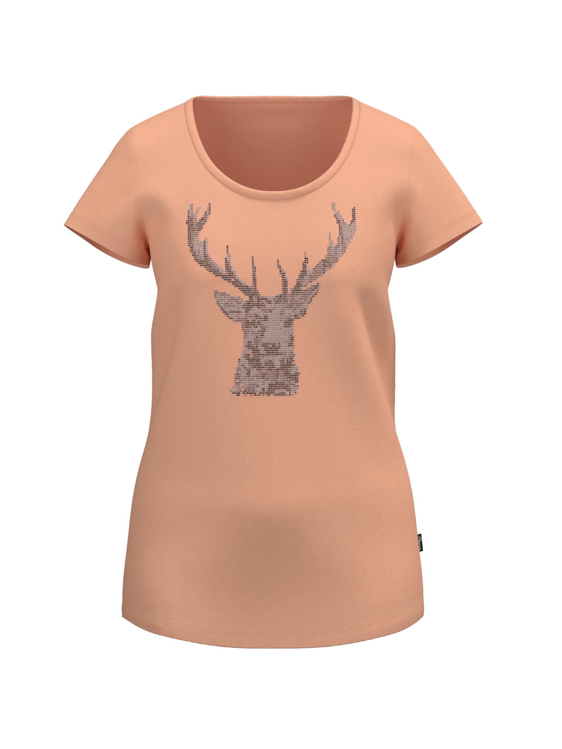 Trigema T-Shirt Glitzer-Hirsch