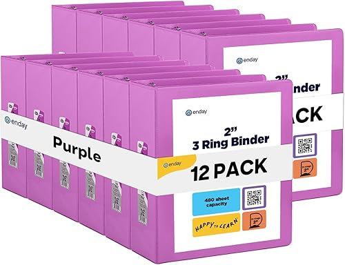 Vista 137 de Carpeta de 3 anillos de 1 pulgada, cubierta transparente de 1 pulgada con 2 bolsillos interiores, carpetas de anillos redondos de colores, en gris