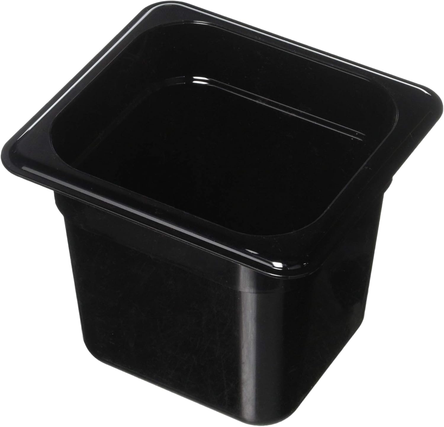 Cambro 66HP110 Black 1/6 Size 6" High Heat H-Pan
