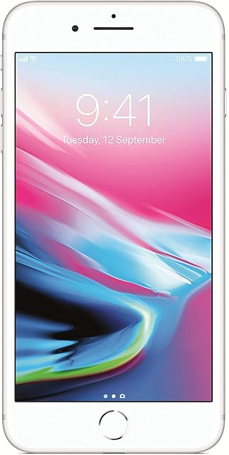 Apple iPhone 8 Plus, 256GB, Silver (Renewed)