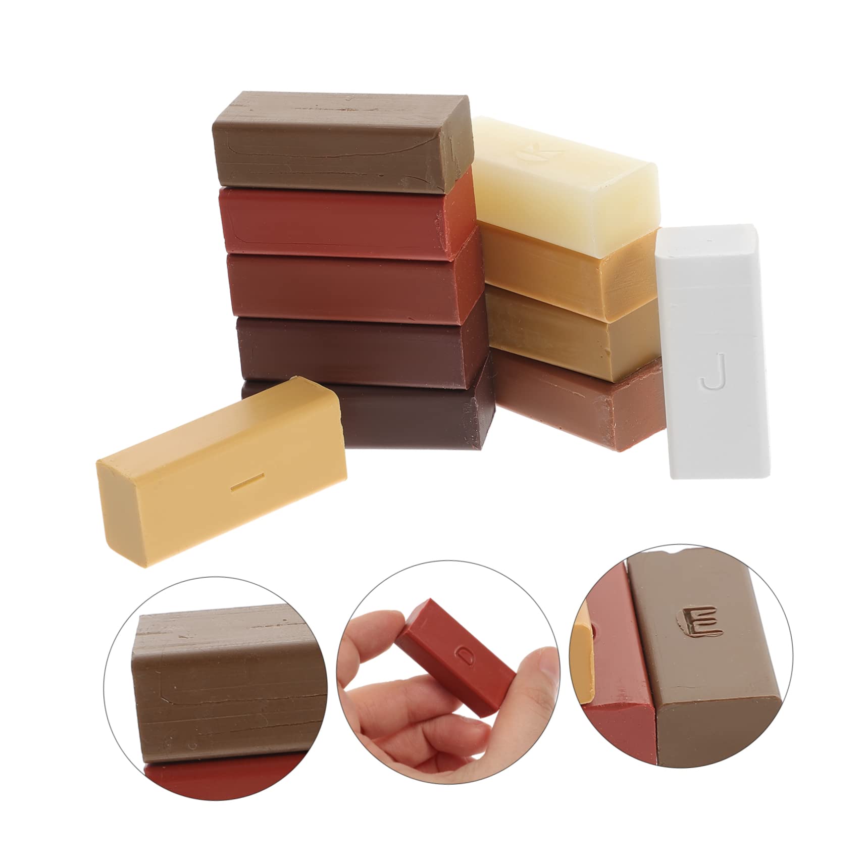 OSALADI 2 Sets Holzboden-kratzer-reparaturset Für Laminat Hartwachs-reparaturset Bodenkratzer-entferner
