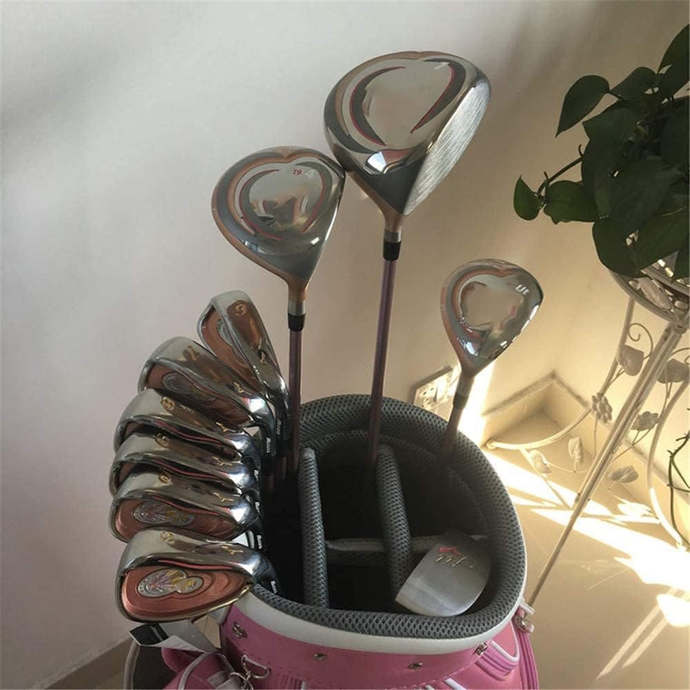 Juego Completo De 10 Palos De Golf For Mujer, For Diestros, con Bolsa De Soporte | Driver, Putter, Juego Completo Profesional De Golf For Mujer.