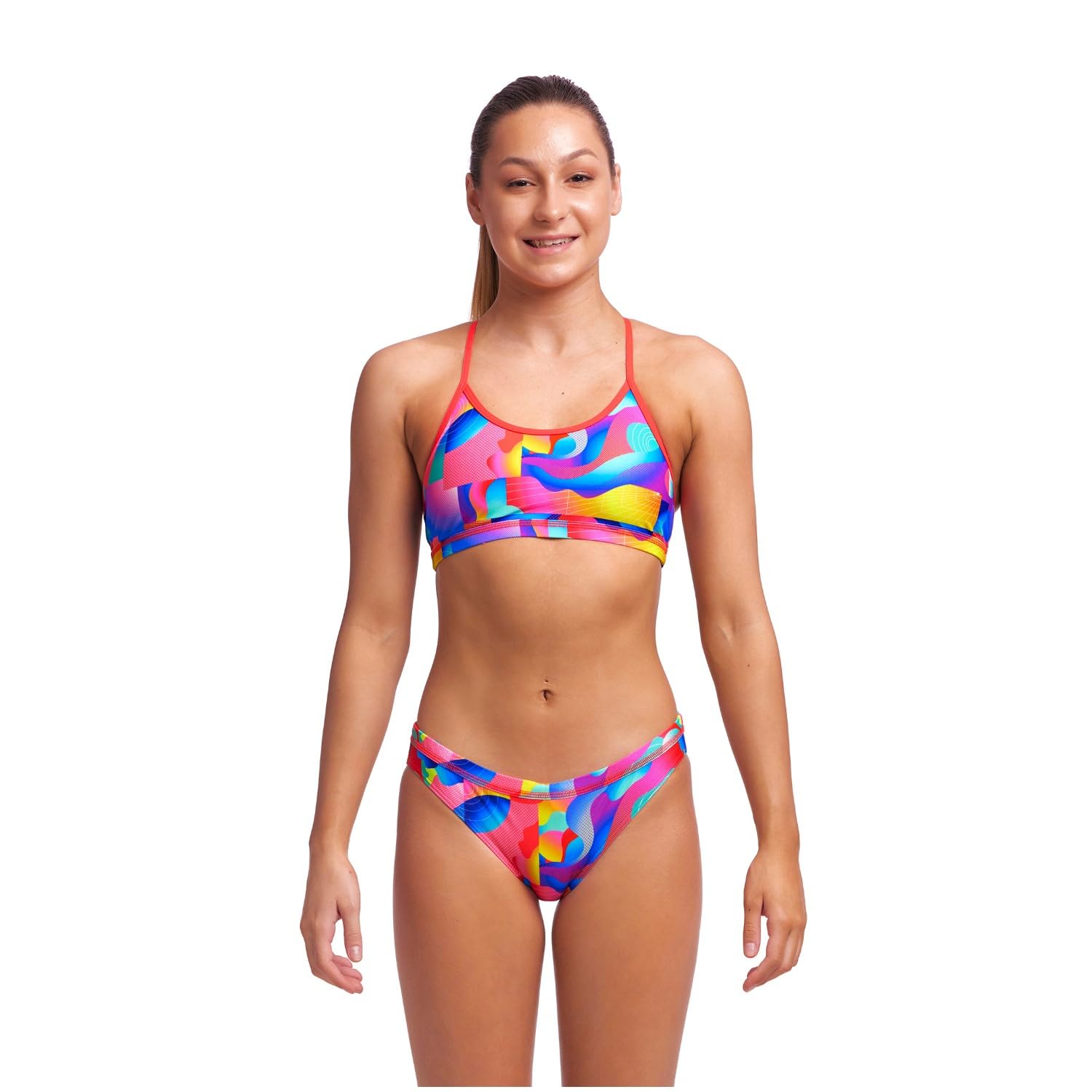 Funkita Bikini Set Mädchen I Kinder Radar Rage UV Schutz 50+, chlorreistent und schnelltrocknend