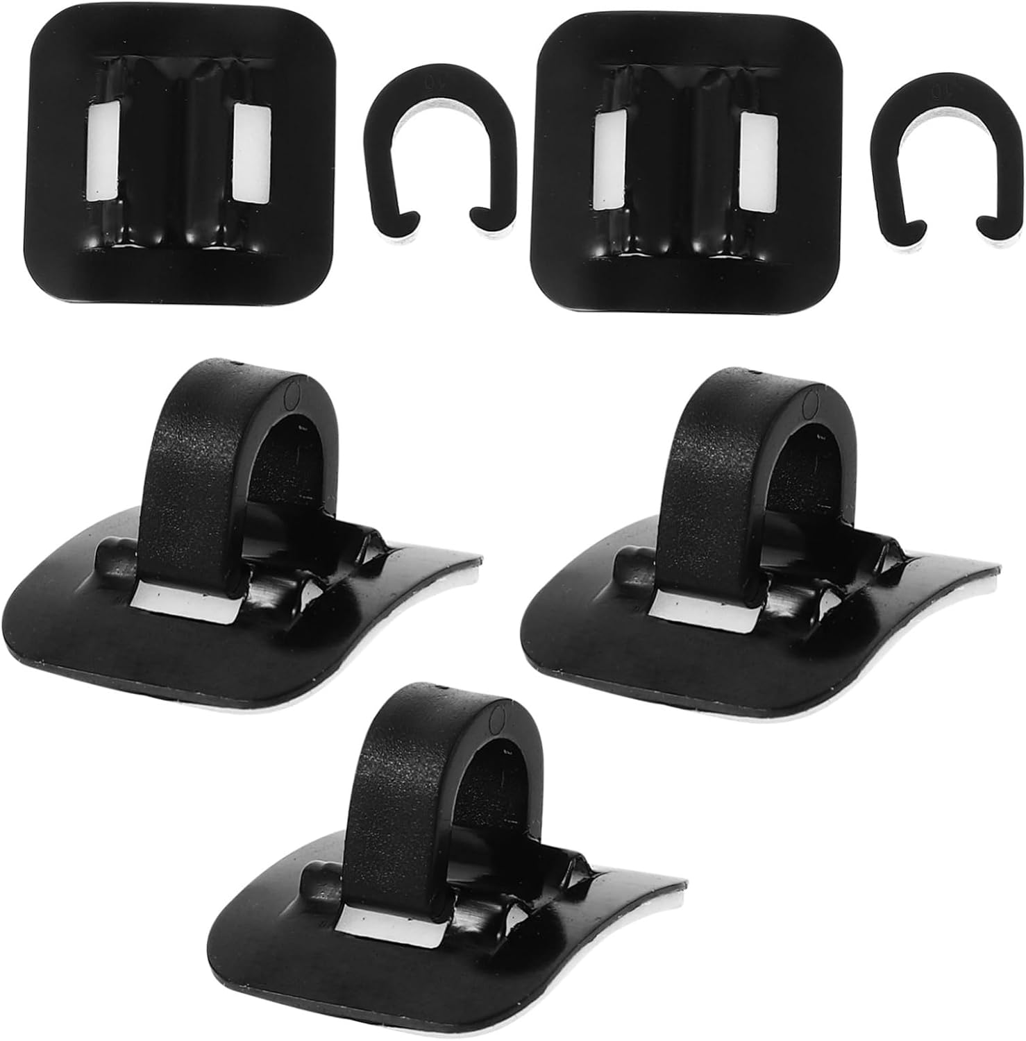 Kisangel 5pcs Bicycle Accessories Brake Cable Housing Clips Mounting C-clips Buckle Line for Mountain Road Bikes