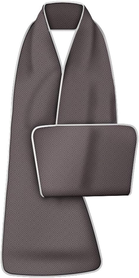 4 Pcs Reversible Adult Bibs Scarf Dignified Alternative Clothing Protectors for men women Washable Soft Towel Scarf