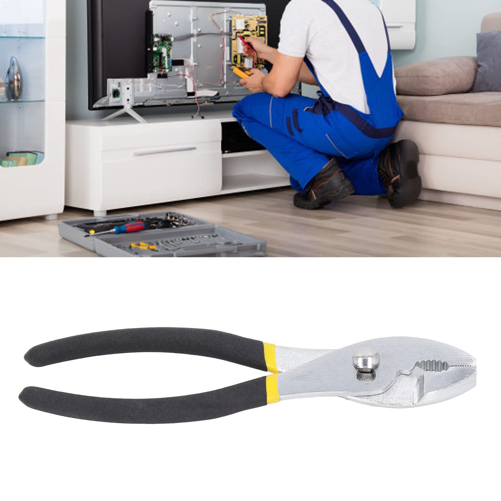 Steel Non Slip Adjustable Jaw Pliers for Home Repair 2 Levels Easy