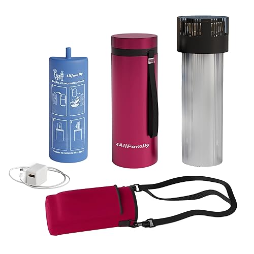 4ALLFAMILY VOYAGER AUTO Shut Off USB TSA Medication Cooler Travel