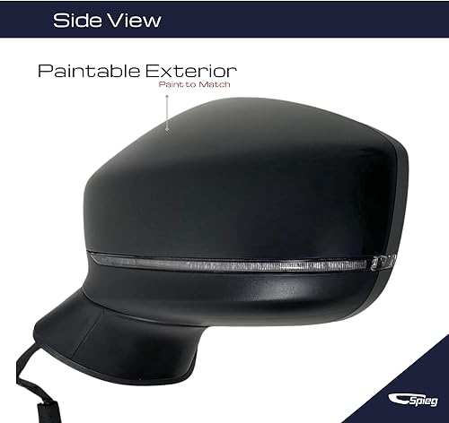 Miniatura 4 de Spieg MA1320199 Espejo lateral del conductor para Mazda CX-5 2017-2019  Espejo retrovisor lateral izquierdo calentado manual plegable lámpara de