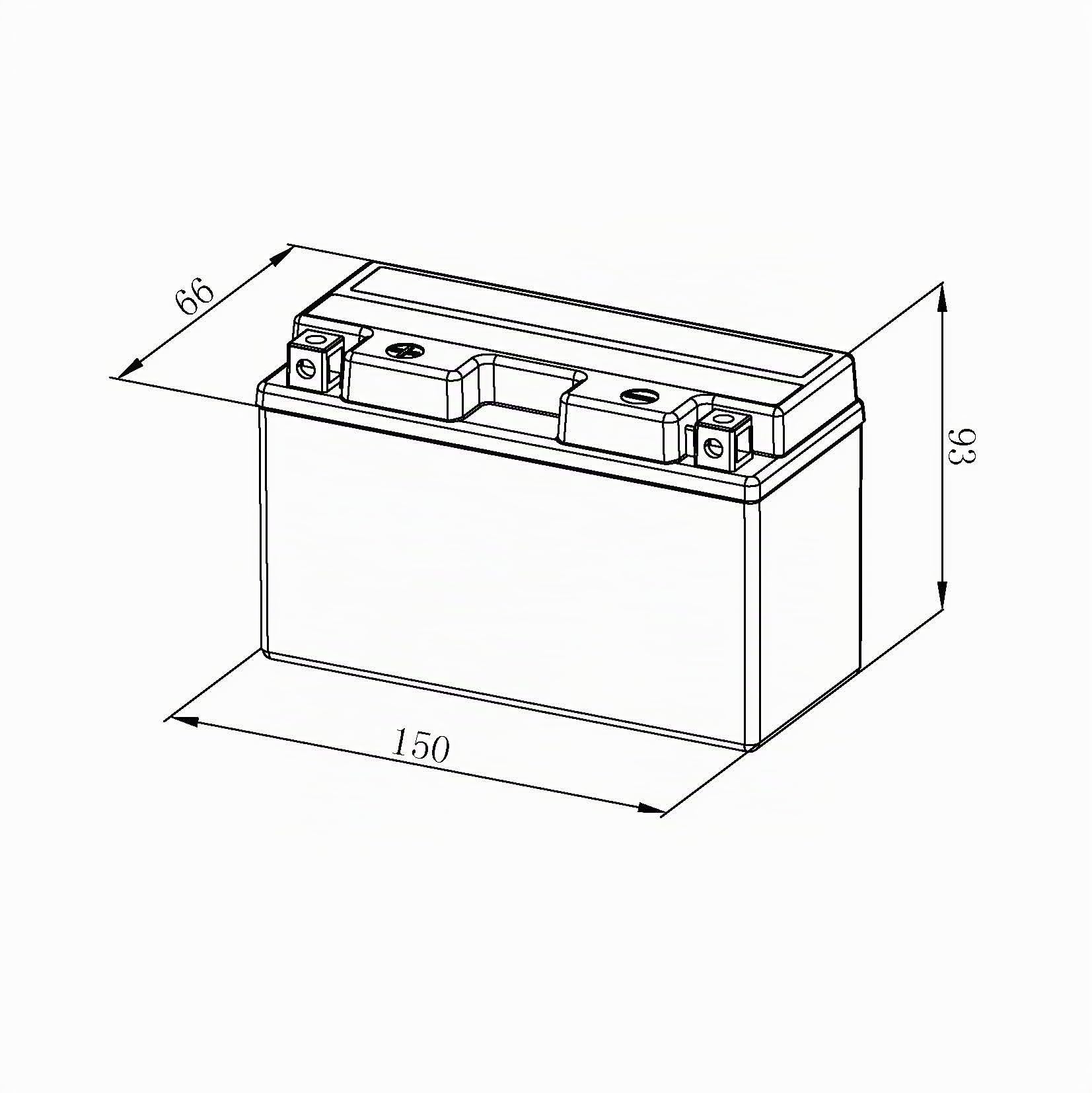 Bosch FA119 - Batteria AGM per motocicli - 12V 90A 6,5Ah - Adatta per moto, motociclette, enduro, scooter, quad, moto d'acqua - Compatibile M6008, BT7B-BS, BT7B