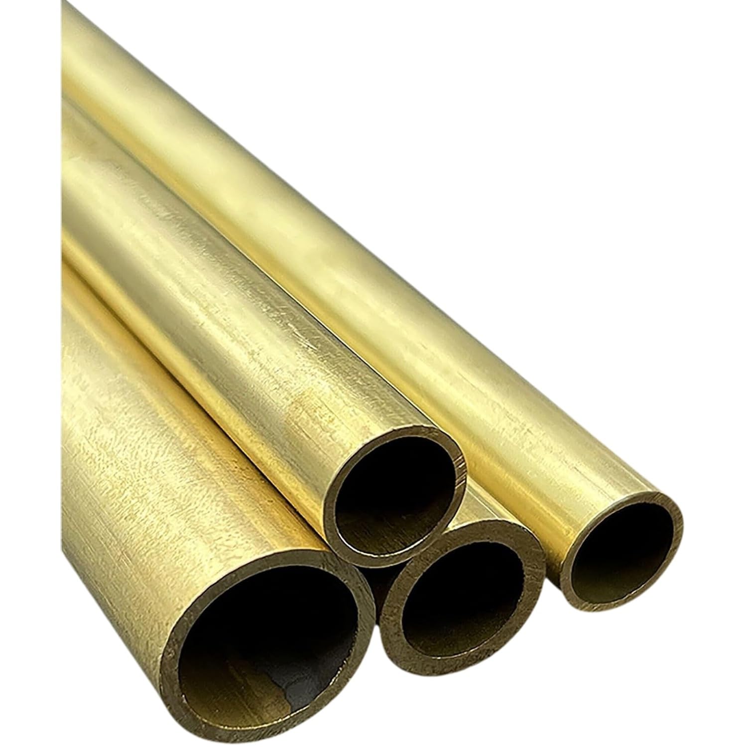 Qyvhgjuab One Color Precision Brass Tube, 18Mm Od Round Pipe, 0.5-3Mm Wall Thickness × 500Mm Length, High Strength Straight Metal Tubing(18 * 0.5Mm)