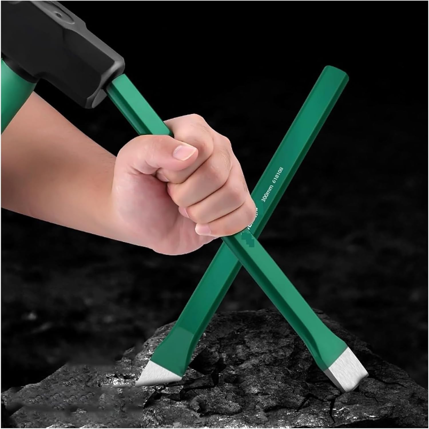 TKCC7 Hardware Tools, Metal Punch, Cylindrical, Conical, Stonemason, Chisel, Flat, Cement .AT7