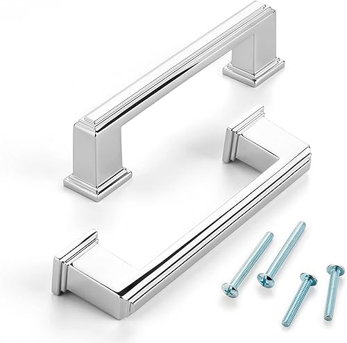 Vista 19 de Paquete de 10 tiradores de gabinete de 6-1/4 pulgadas, tiradores negros mate para gabinetes, accesorios de cocina negros para gabinetes, cajones