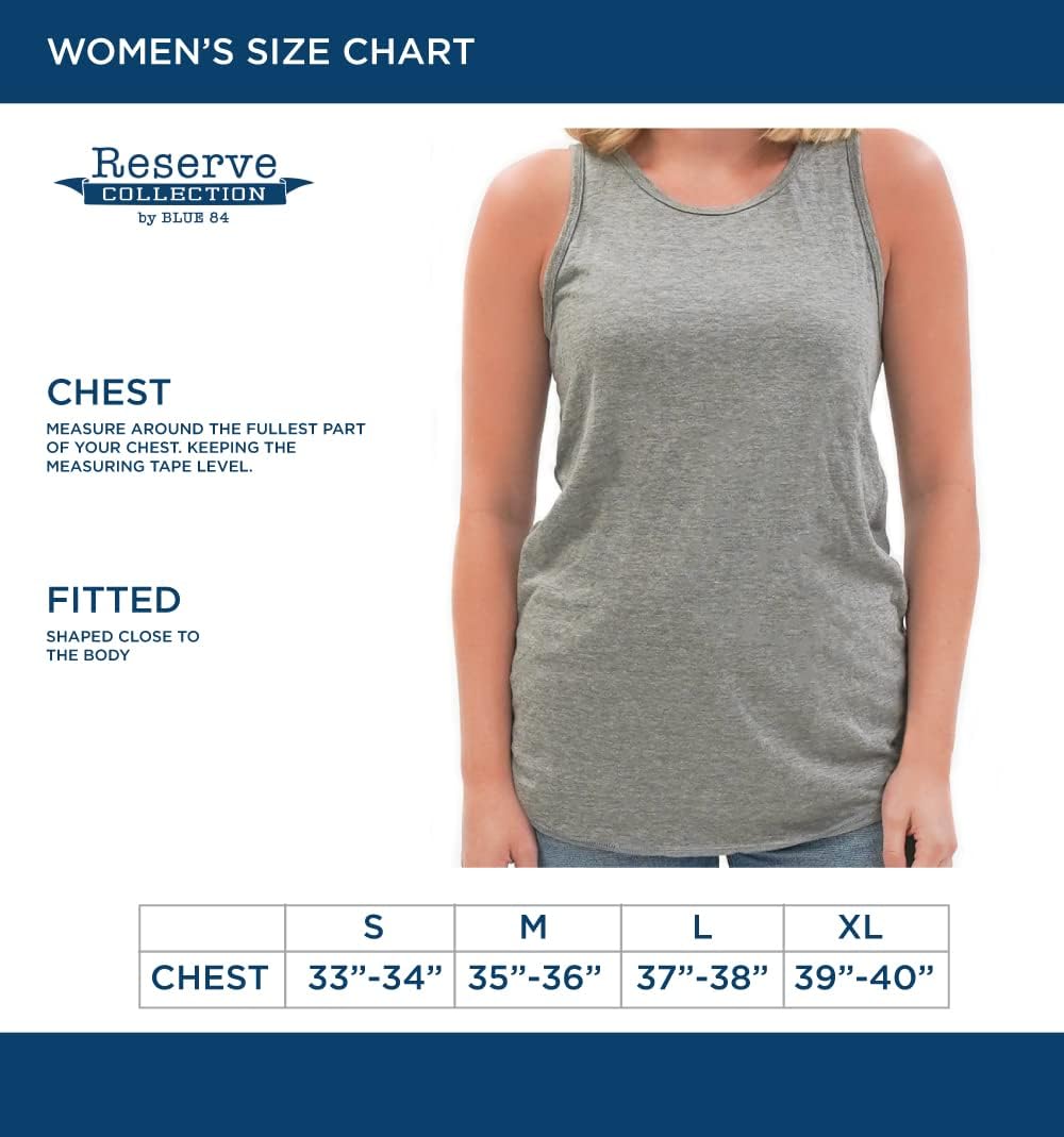 Blue 84 NCAA Womens Tri-Blend Tank Top Vintage Arch Over Team Color