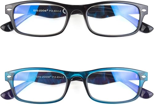 Miniatura 3 de EYE ZOOM Paquete de 2 lentes de computadora con bloqueo de luz azul y anti UV