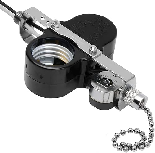 Ventilador de techo 2 Interruptor de enchufe de luz Zing Ear ZE-310D ZE-109M Socket Pull Chain Switch Ventilador de techo Luz de la lámpara, Soporte