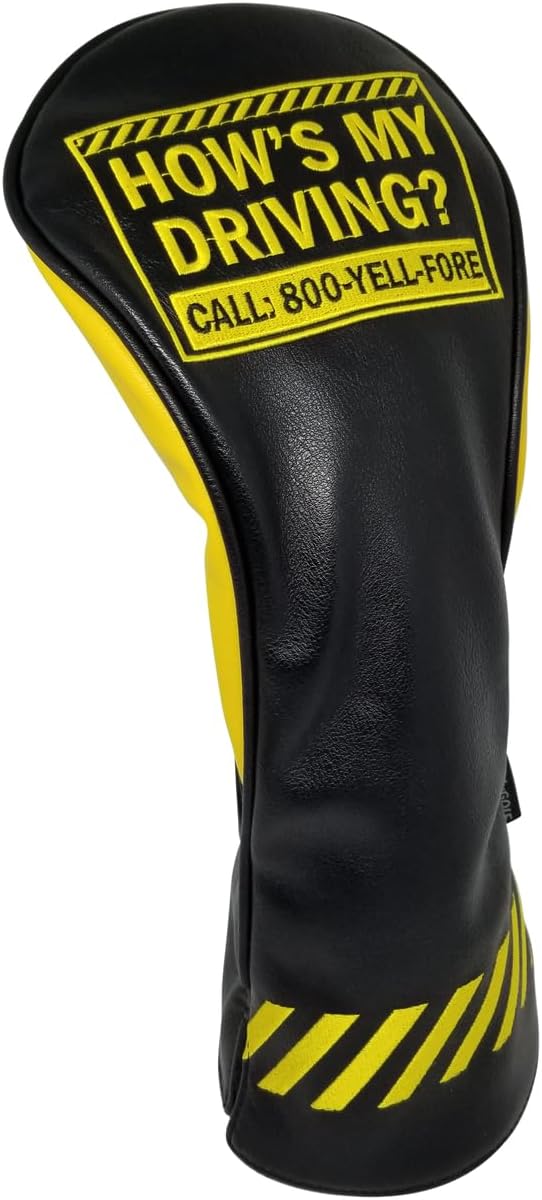How's My Driving Embroidered Driver Headcover by ReadyGOLF