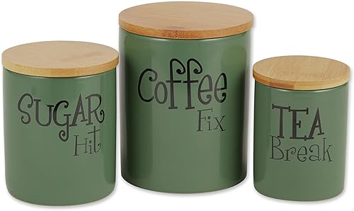 Miniatura 28 de DII Accesorios de cocina Colección retro, cerámica, juego de recipientes, miel, 3 piezas Miel,Agua,Negro -,Jadeite,Nautical Blue,verde