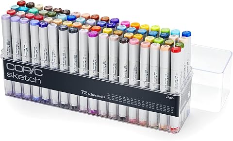 Copic Sketch 72 li Set D