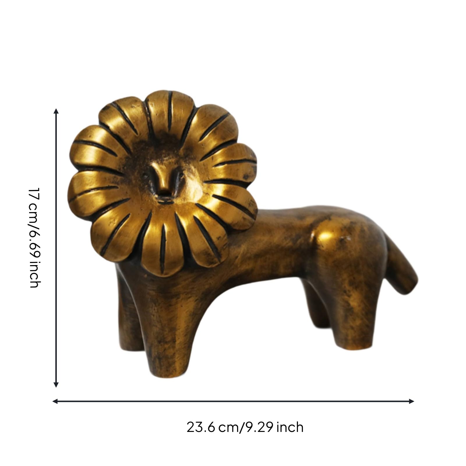 Figura León Estilo Vintage