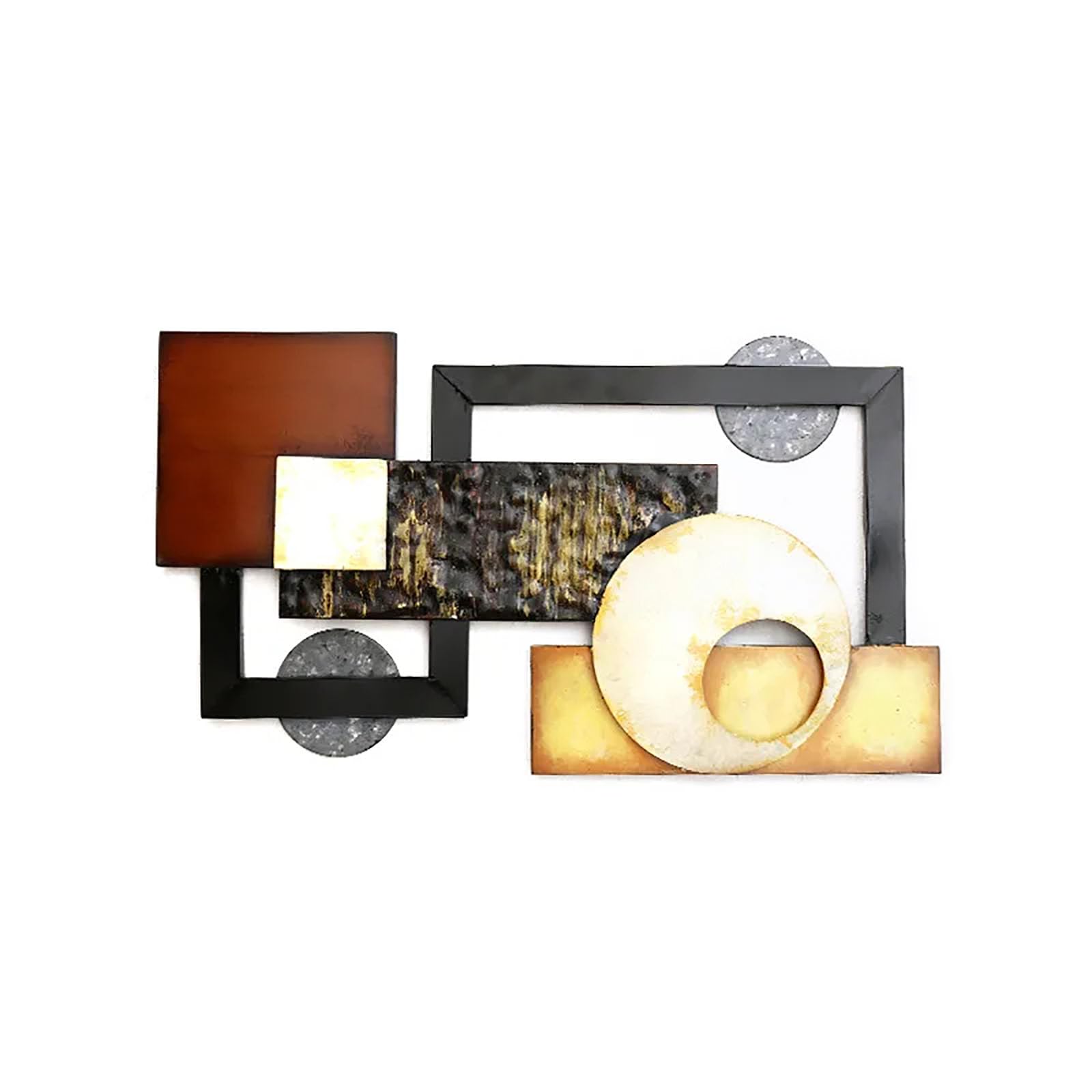 Pendentif créatif de mur de fond métal or pour habiller un mur vide A1