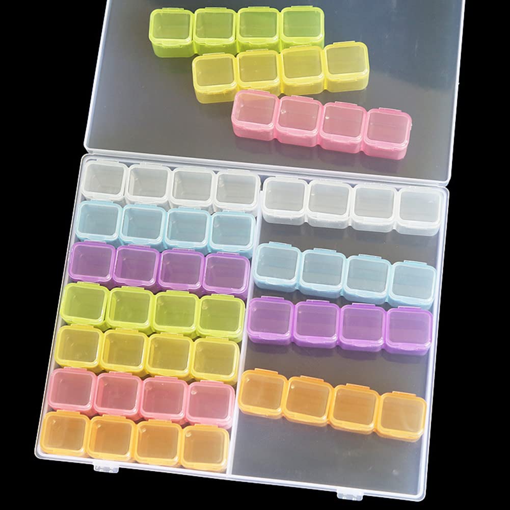 Organizer Portatile 56 Scomparti - Scatola Trasparente Per Perline, Strass E Accessori - Foto 7