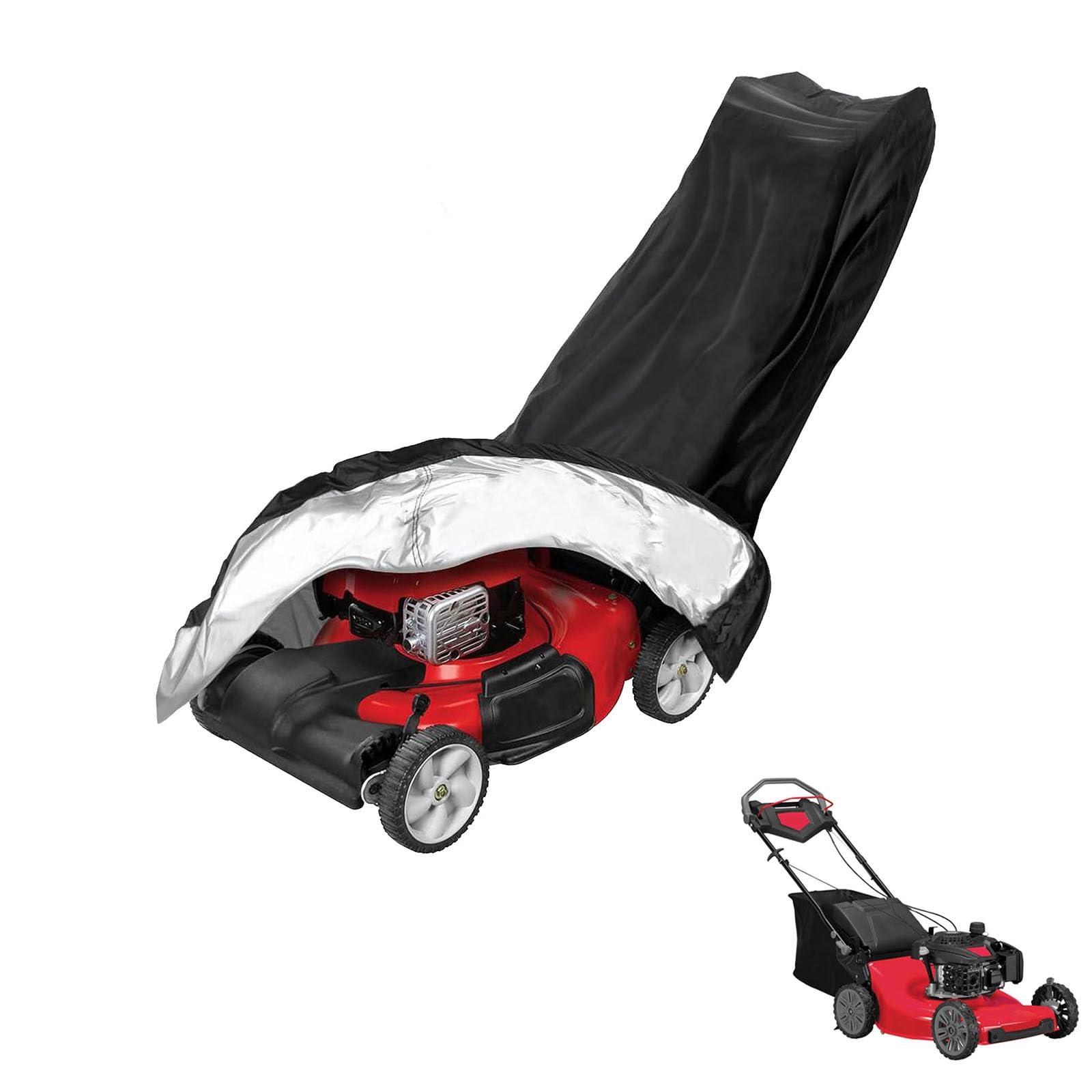 lawnmower cover Compatible with Craftsman CMXGMAM201206 ,waterproof and sun,suitable for indoor and outdoor use all year round, comes with a storage bag