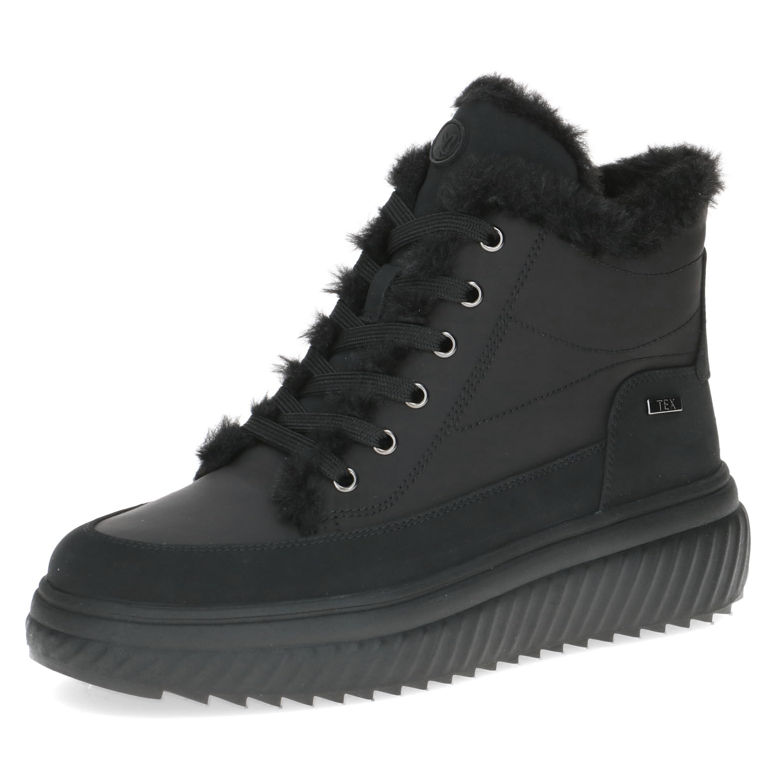 CAPRICE Damen Sneaker hoch Wasserabweisend Vegan