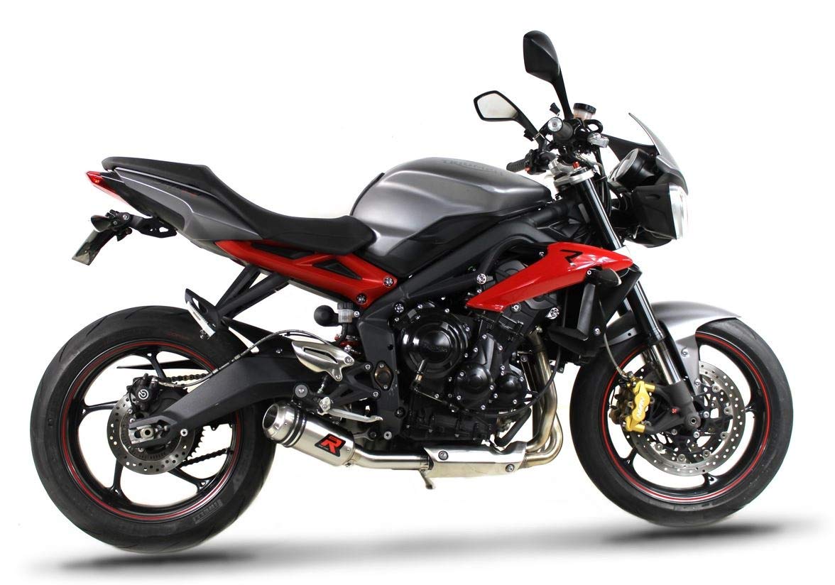 DOMINATOR Silenciador Escape GP compatible con STREET TRIPLE 675 2013-2016