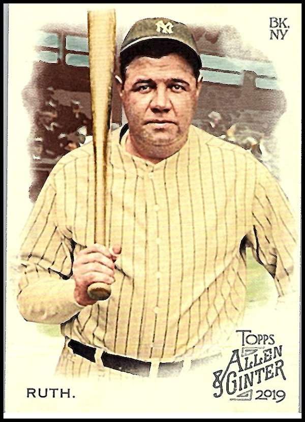 2019 Allen and Ginter #3 Babe Ruth NM-MT New York Yankees Baseball