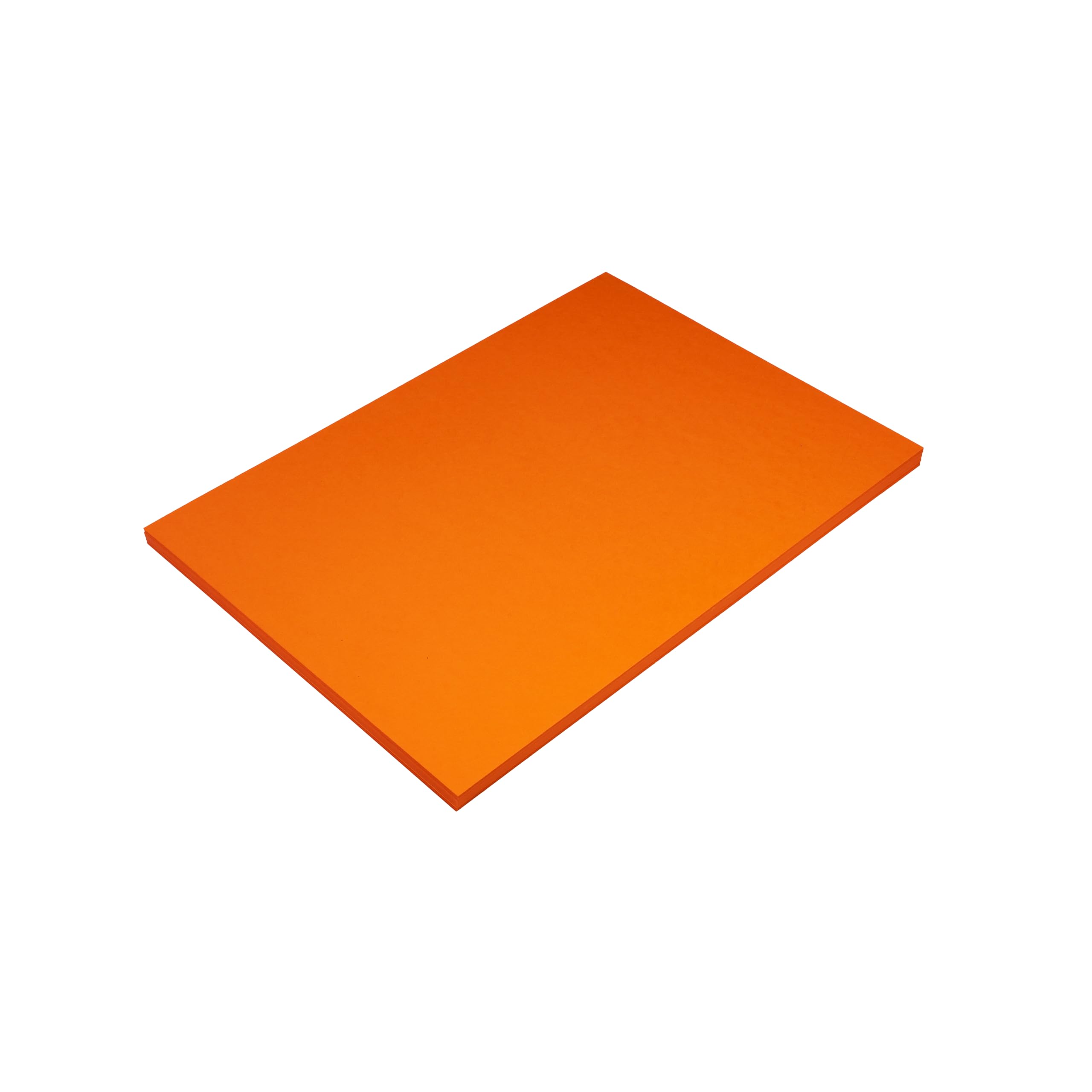 Hawksbill Orange Card A4 180 GSM Premium Bright Orange Cardstock Pack of 100 | Ideal for Arts Crafts Printouts Stationery and DIY Projects