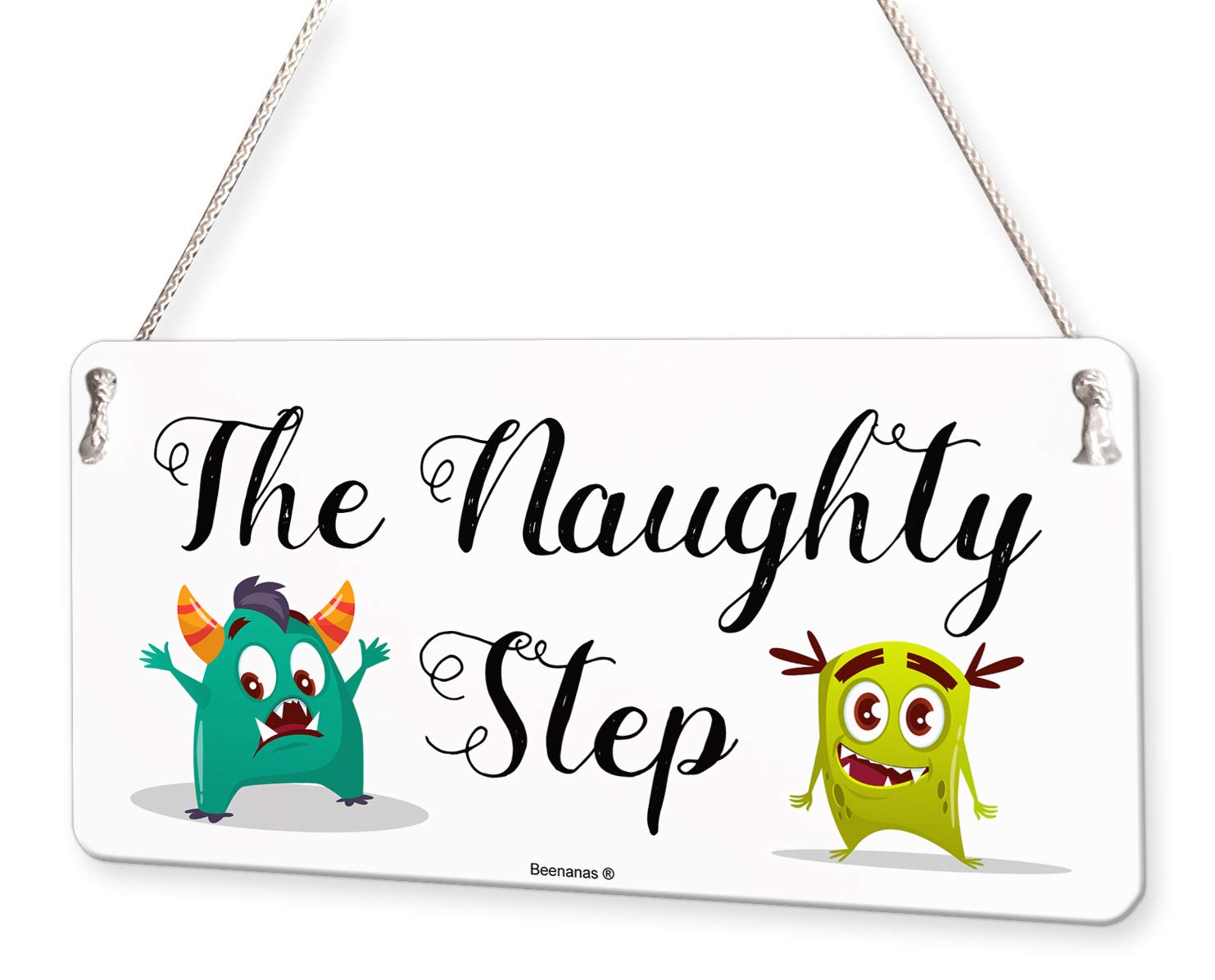 Beenanas The Naughty Step Personalised Childs Bedroom Door Sign Name Plaque