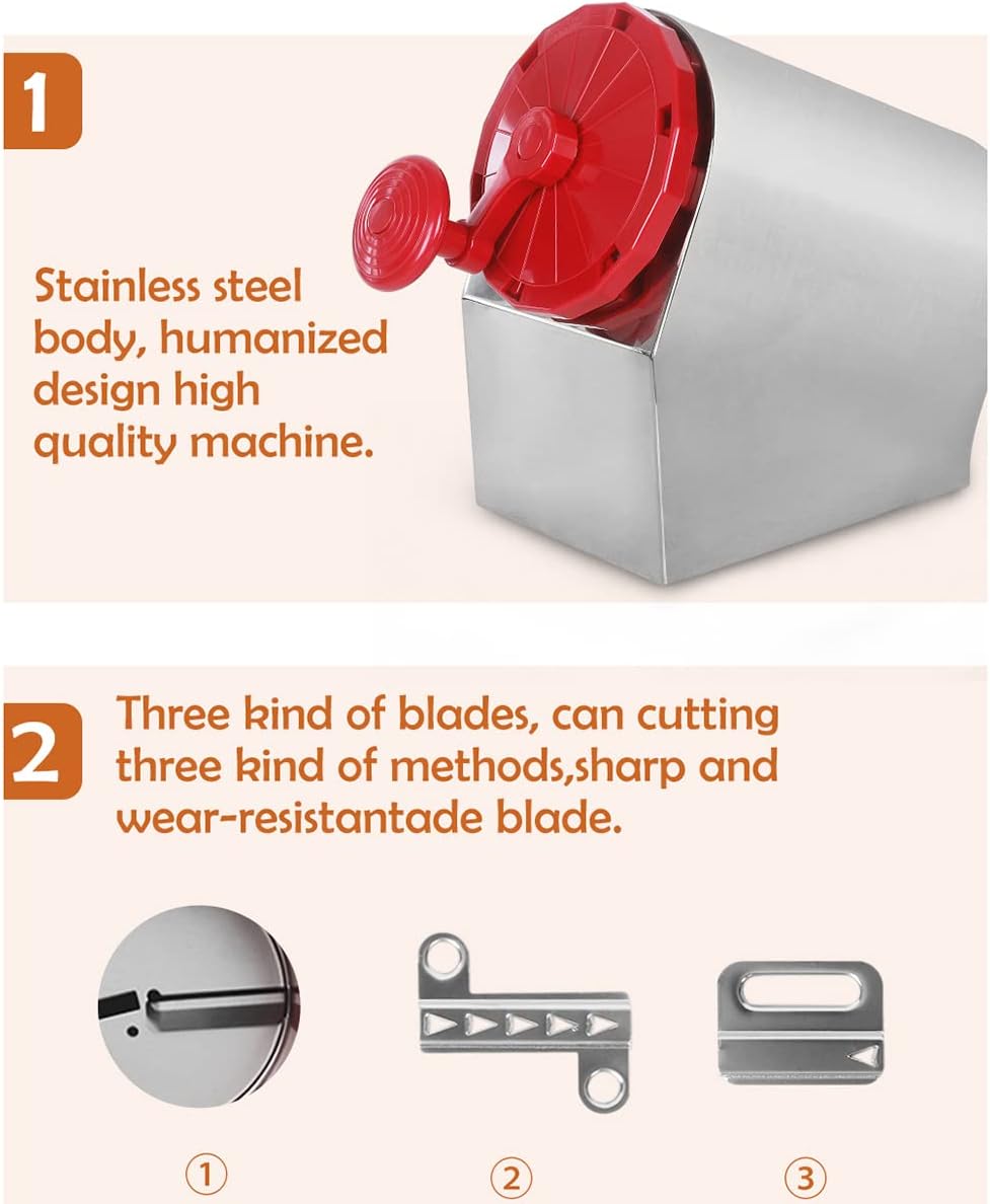 Potato Slicer, Stainless Steel Tornado Cutter for Fruits and Vegetables,for Making Tornado Chips and French Fries,User-Friendly Operation