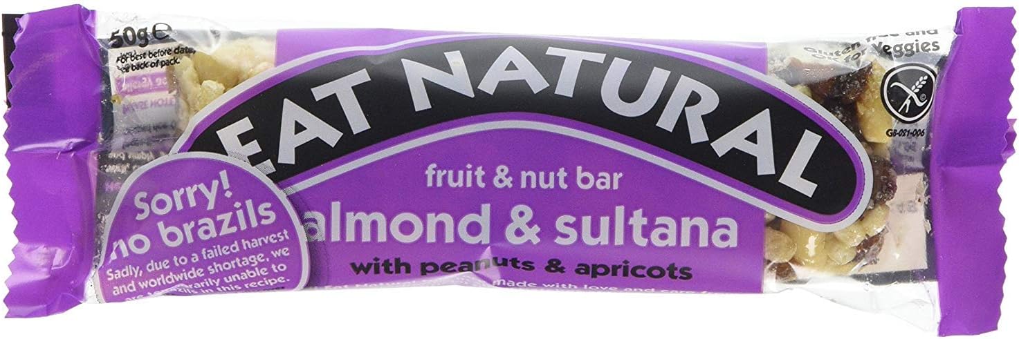 Eat NaturalFruit & Nut Bar 50g (Pack of 12)
