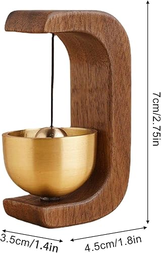 Miniatura 6 de Shopkeepers Campana para apertura de puerta, campana magnética de puerta, timbre de puerta de madera, timbre de puerta para entrada, timbre