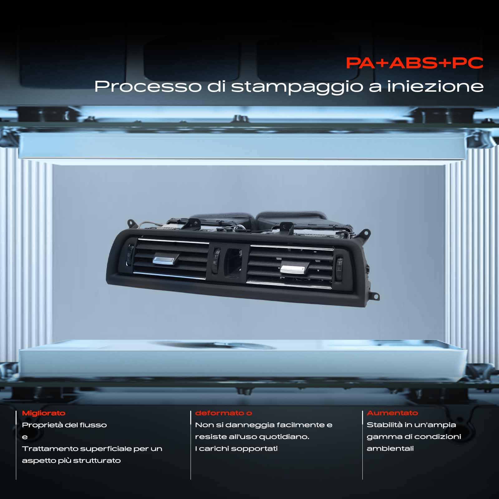 Frankberg Griglia di Valvolaazione Bocchetta dell'aria Compatibile con Serie 5 F10 518-535d xDrive 520-550i xDrive Serie 5 Touring F11 518-535d xDrive 520-550i xDrive Replace# 64229209136