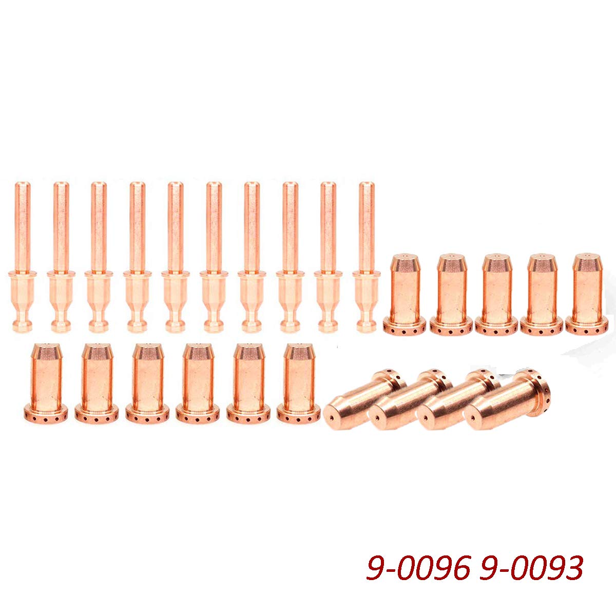 SL40 Consumables Electrode Tip Kit Thermal Dynamics Cutmaster 42 Plasma Cutter Torch QTY-25