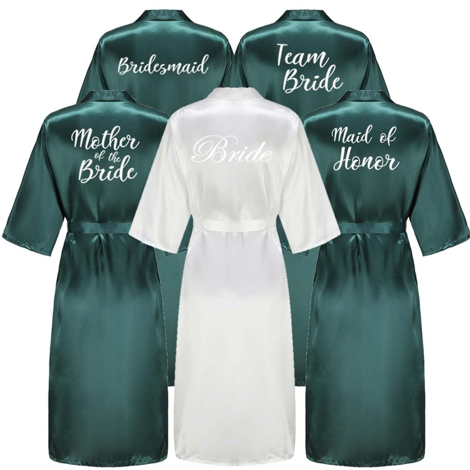 Vestaglia In Raso Avidlove Con Scollo A V - Elegante E Comoda - Foto 5