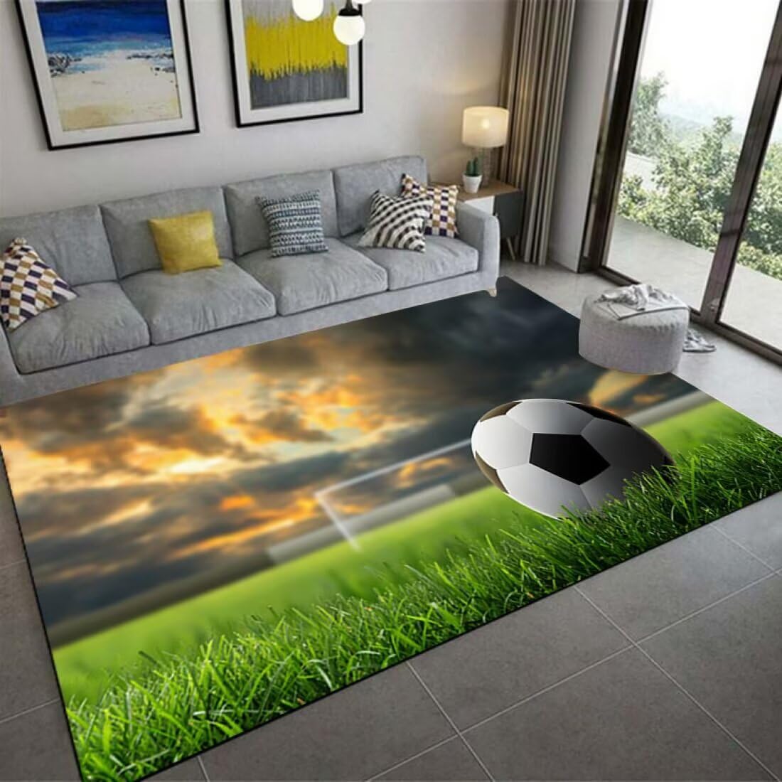 Tapis bureau moquette lavable pour protéger le sol de chambre