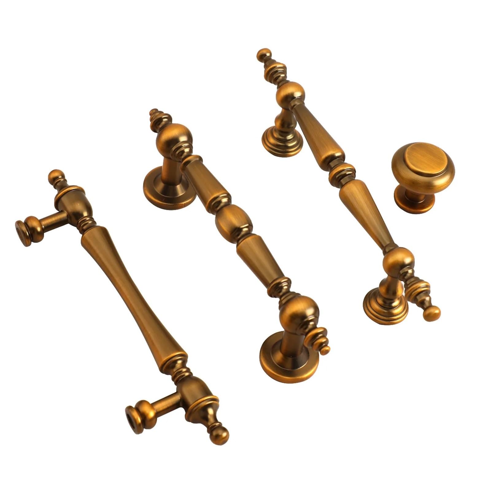 Kdhcvkz 8257-Single 1Pcs Antique-Bronze Cabinet Pull–Elongated Solid Handle For Wardrobe&Cupboard Doors Drawer Knob Furniture Hardware(8257-Single)