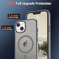 Vista 305 de SUPFINE Funda magnética para iPhone 11 (compatible con MagSafe) (protección contra caídas de grado militar), translúcida mate a prueba de golpes