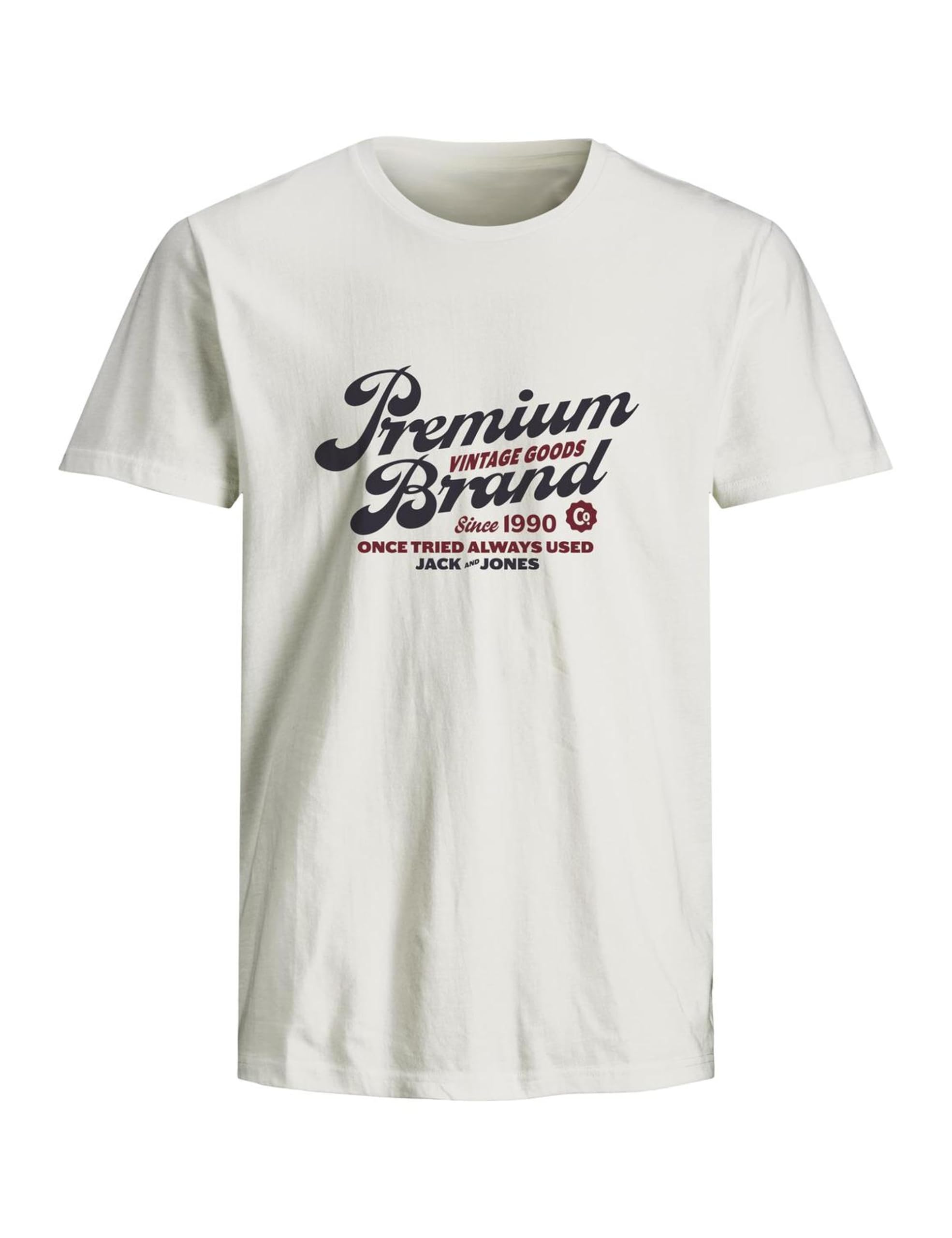 JACK&JONES JPRBLUTHOMAS SS Tee Crew Neck FST, White, M