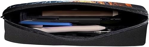 Miniatura 10 de FOR U DESIGNS Caja de lápices con patrón de fútbol para niñas y niños, organizador multifunción de papelería