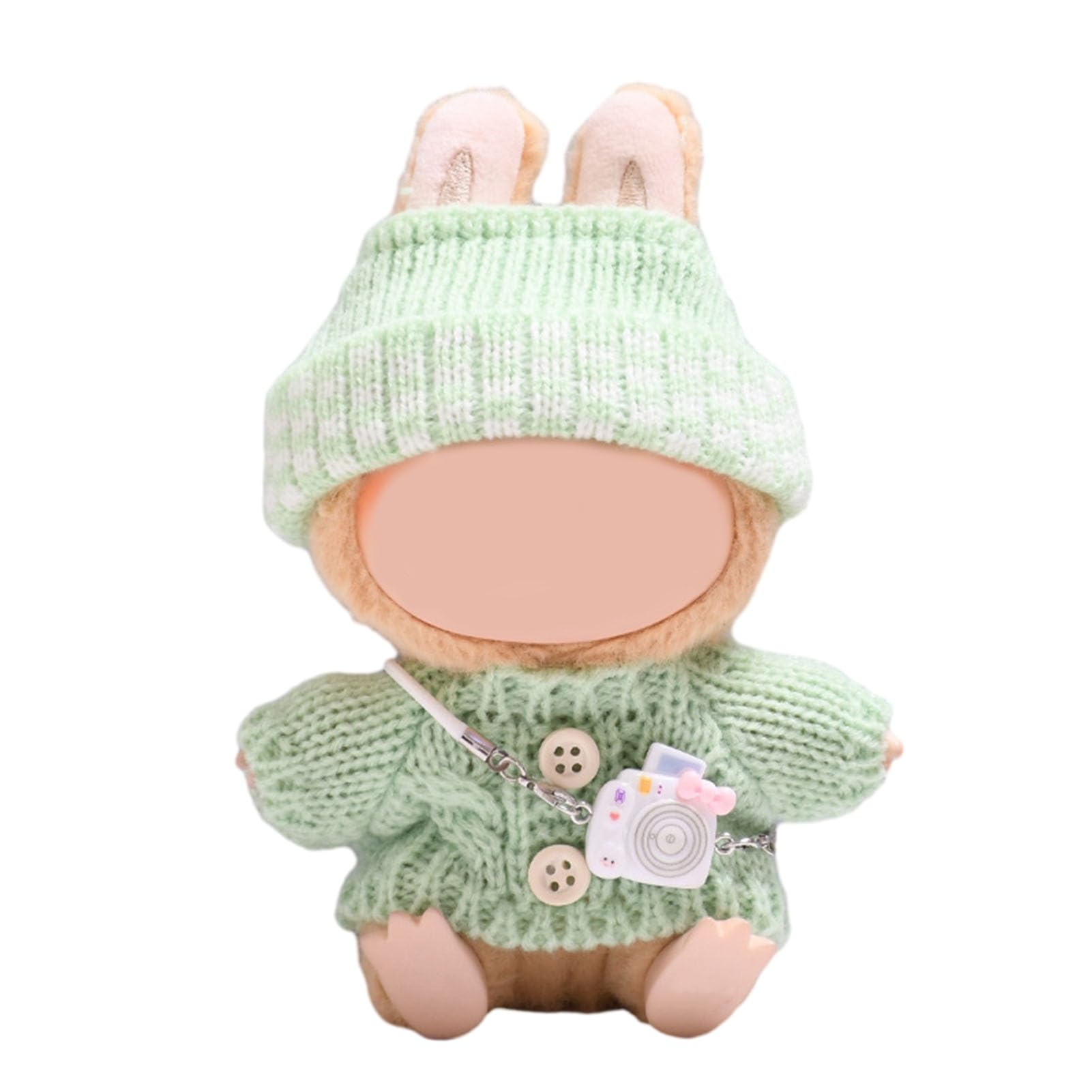 matumou Clothes Cute Sweater Hat Set for 17cm Dolls Clothing Replacement Outfits for Theme Parties And Photo Shoots